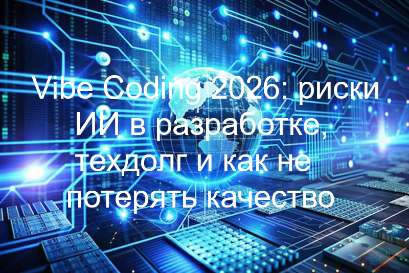 Vibe Coding 2026: риски ИИ в разработке, техдолг и как не потерять качество