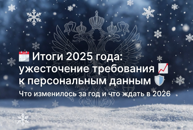 Итоги 2025 года: как ужесточились требования к обработке персональных данных